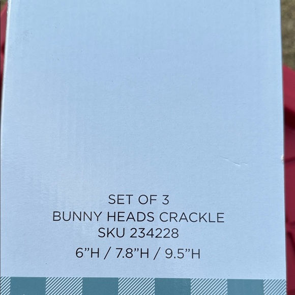 Kirklands White Bunny Heads Set - Picture 4 of 5